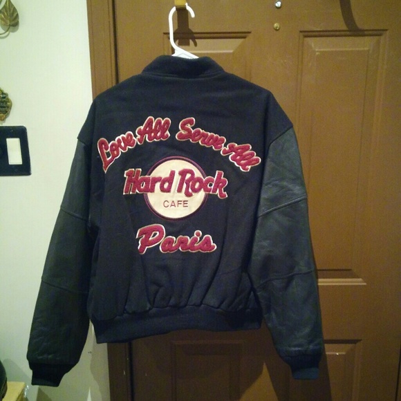 hard rock cafe varsity jacket